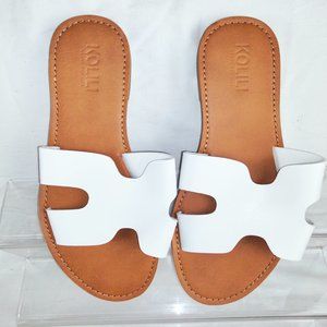 Women's KOLILI white casual Sandals Size 8